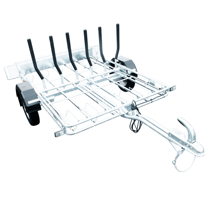 Box trailer online with bike rack